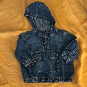 Gap Cotton Jean Hoodie 12-18 months